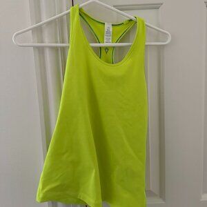 Yellow lululemon workout tanktop